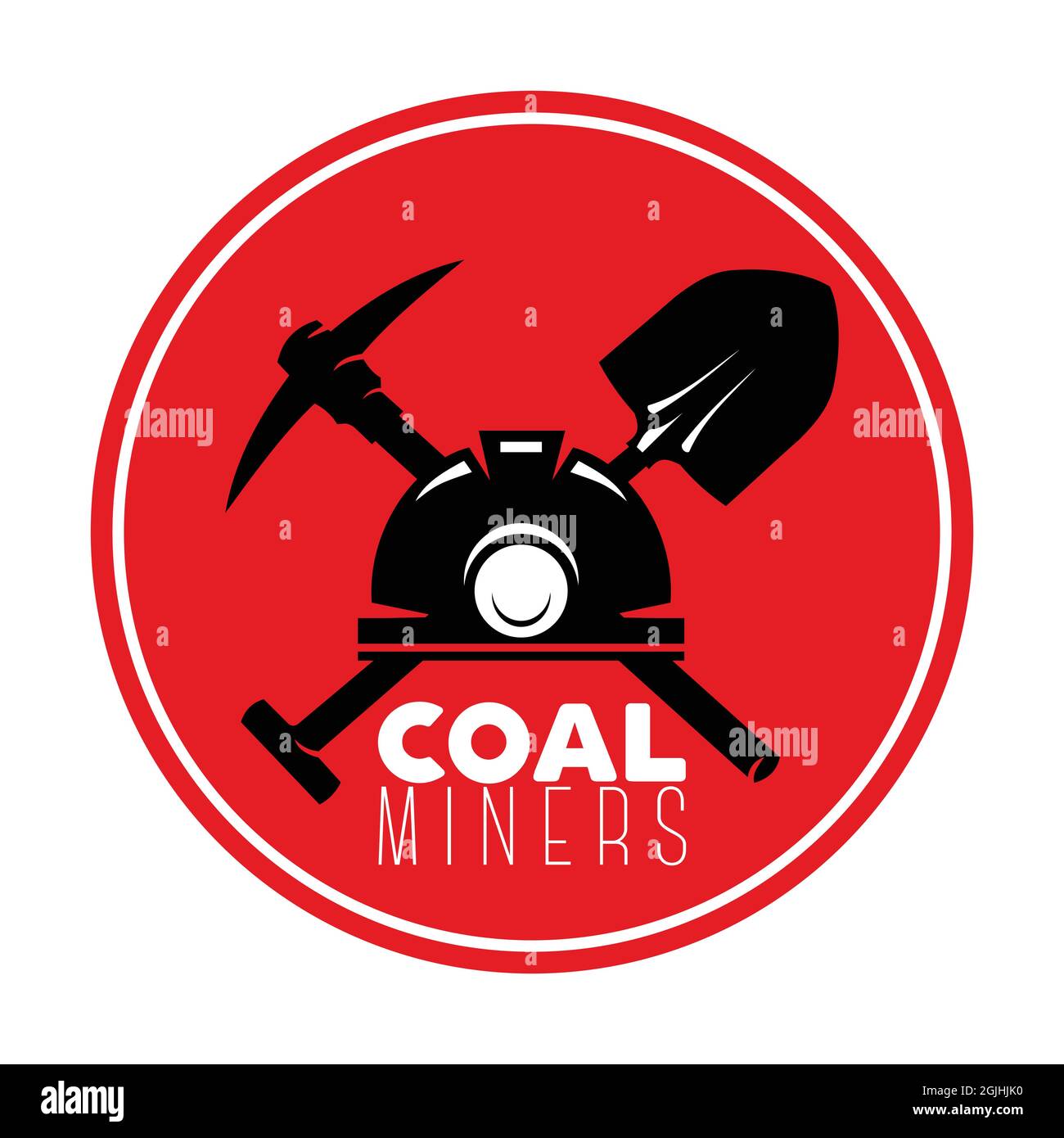 logo per scopi minerari Illustrazione Vettoriale
