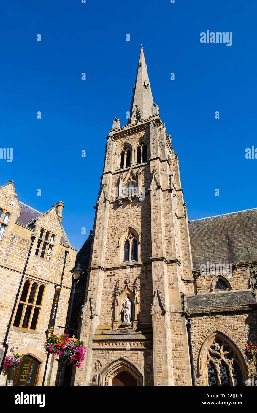 St Nicholas Church, Marketplace, Durham, County Durham, Inghilterra Foto Stock