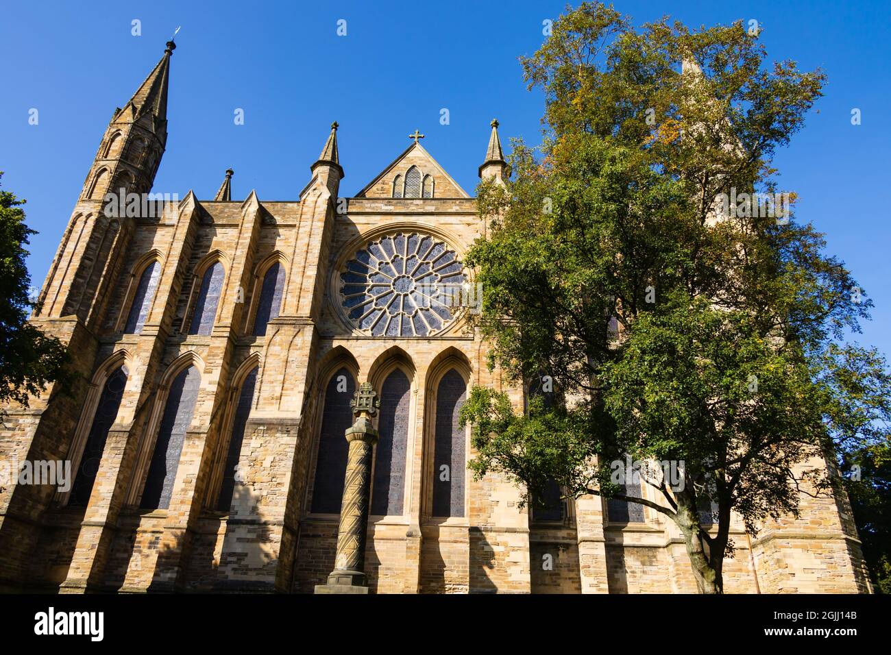 Durham Cathedral, Durham, County Durham, Inghilterra Foto Stock