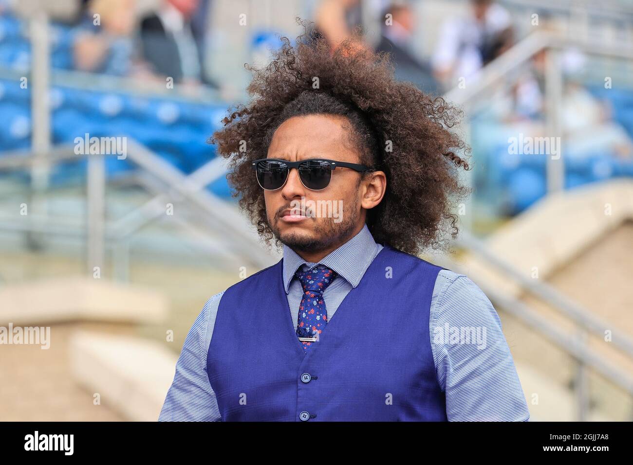 Una gara di geer il Gentlemans Day al St Leger Festival 2021 all'ippodromo di Doncaster, il 9/10/2021. (Foto di Mark Cosgrove/News Images/Sipa USA) Credit: Sipa USA/Alamy Live News Foto Stock