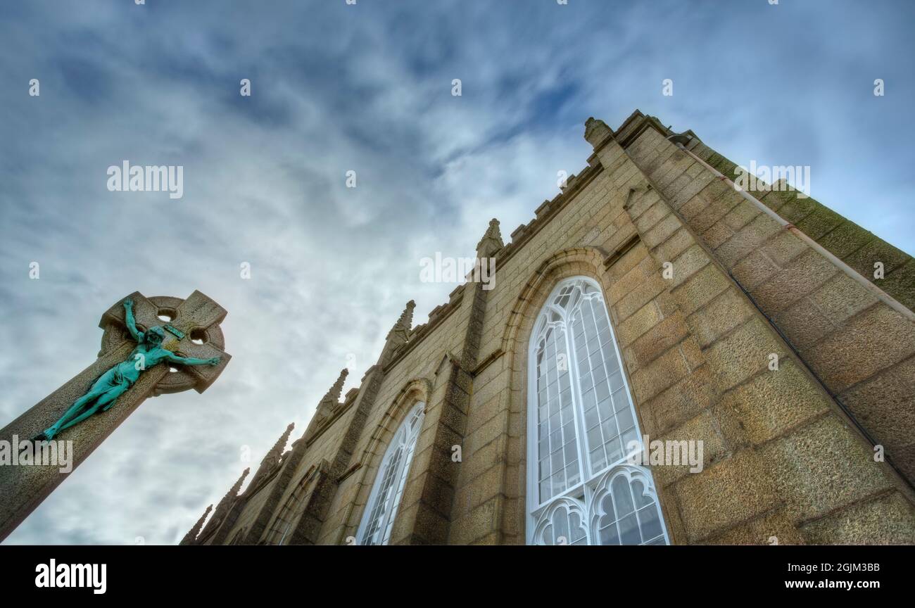 St Marys Church, Penzance, Cornovaglia, Regno Unito Foto Stock