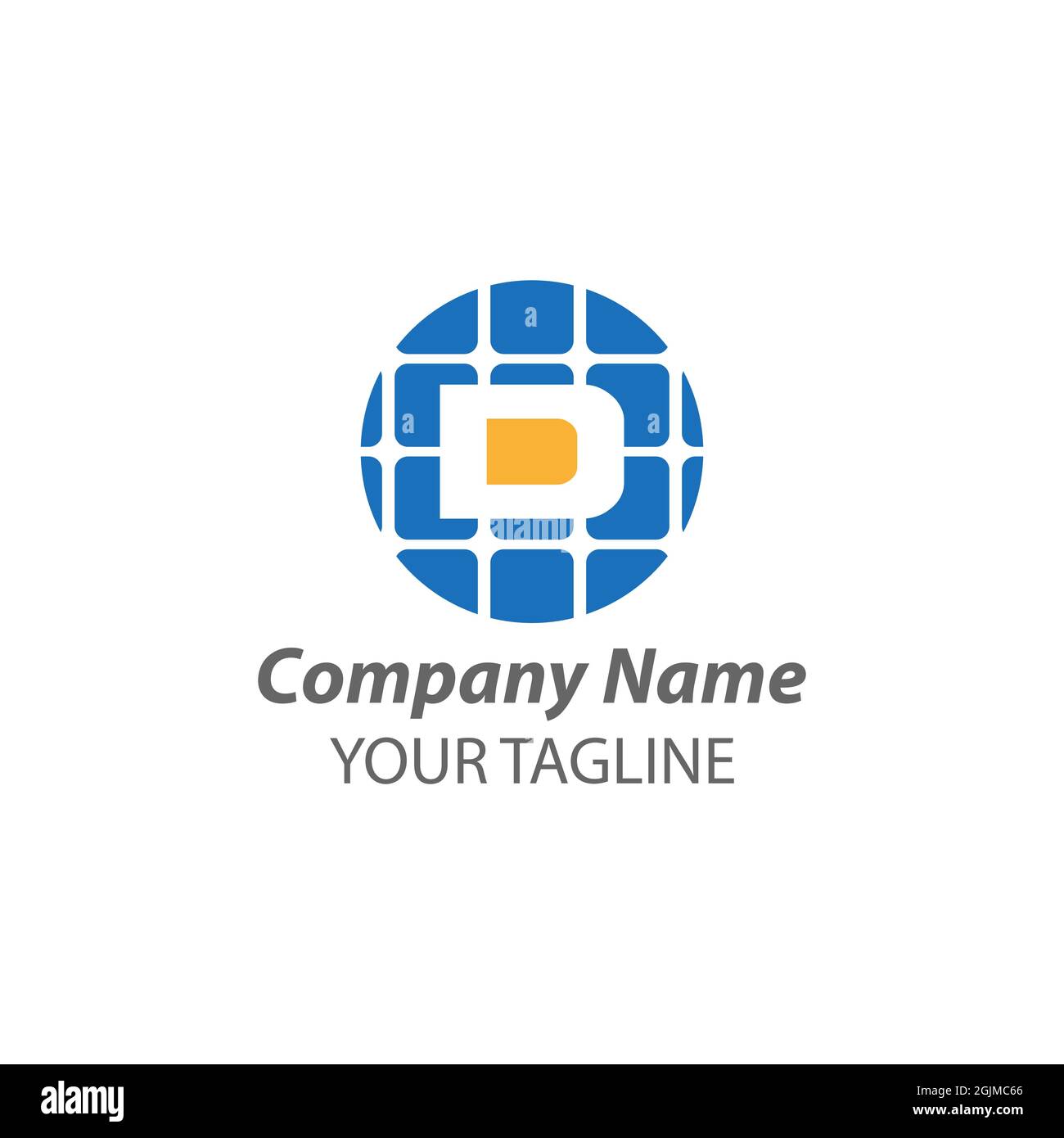 Iniziale ultima 'D' Solar home logo modello. Pannello solare e design vettoriale solare. Illustrazione di energia rinnovabile. Illustrazione Vettoriale