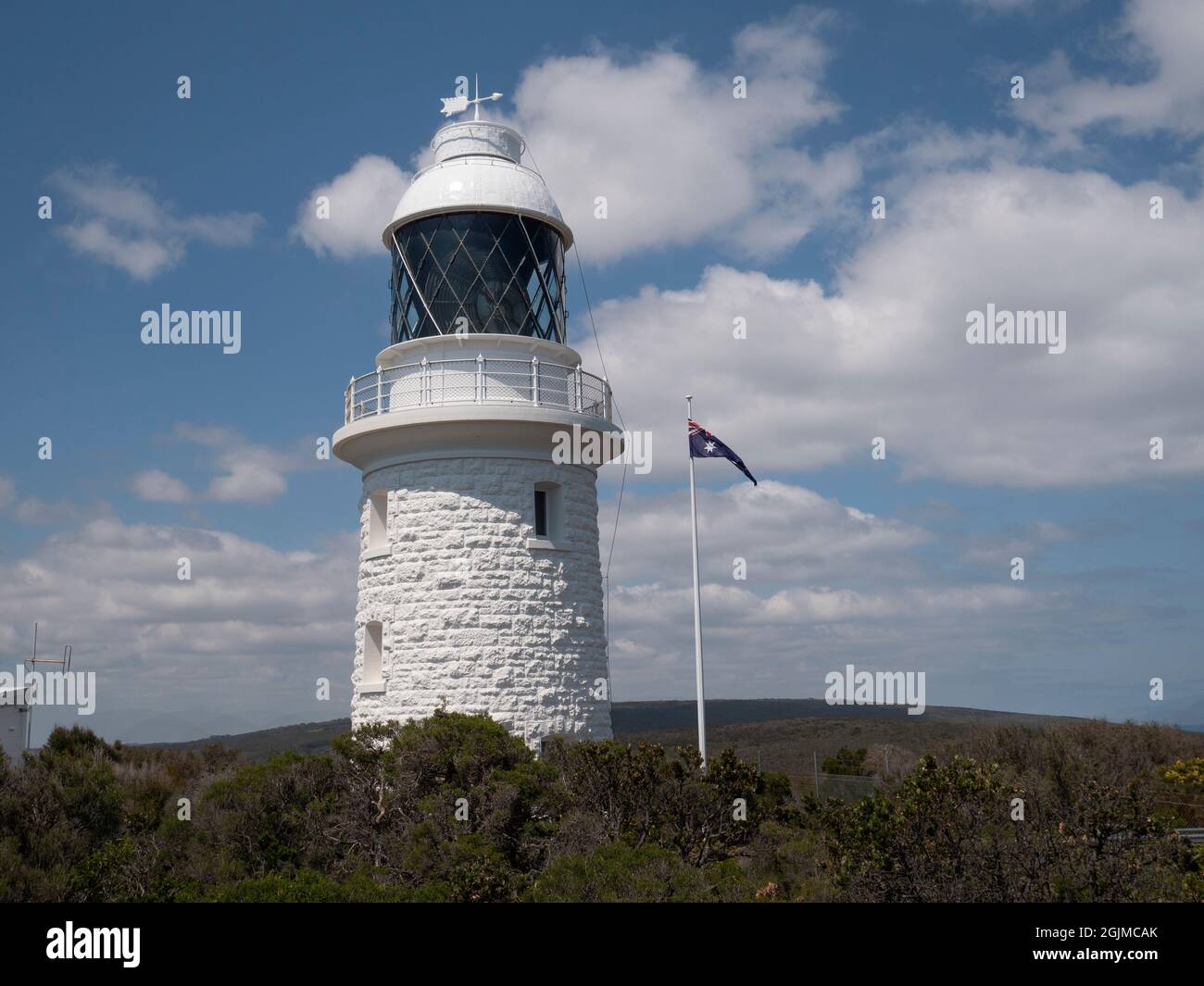 Faro di Cape Naturaliste costruito nel 1903 nell'Australia Occidentale. Foto Stock