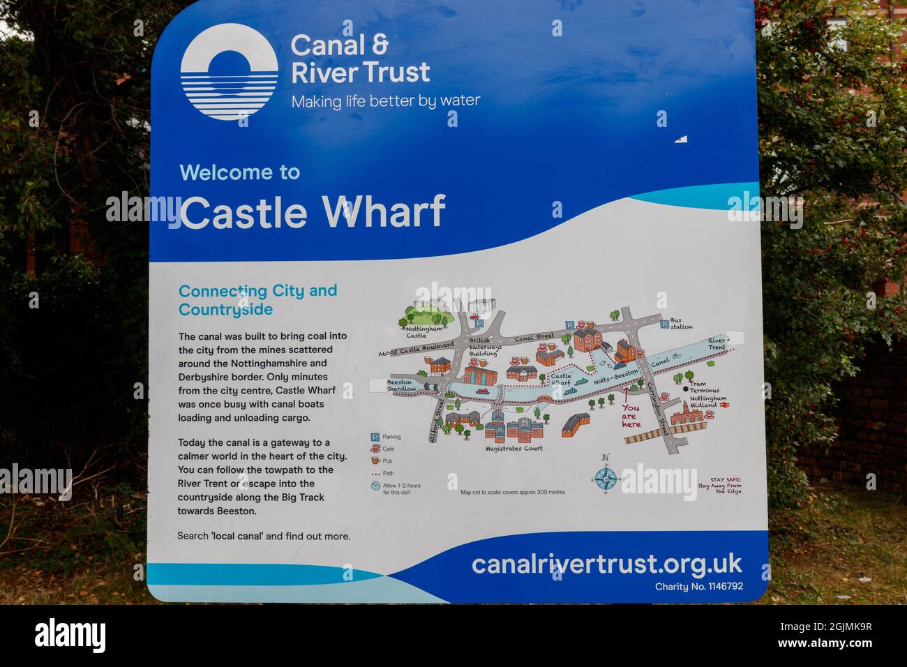 Castle Wharf Nottingham Foto Stock