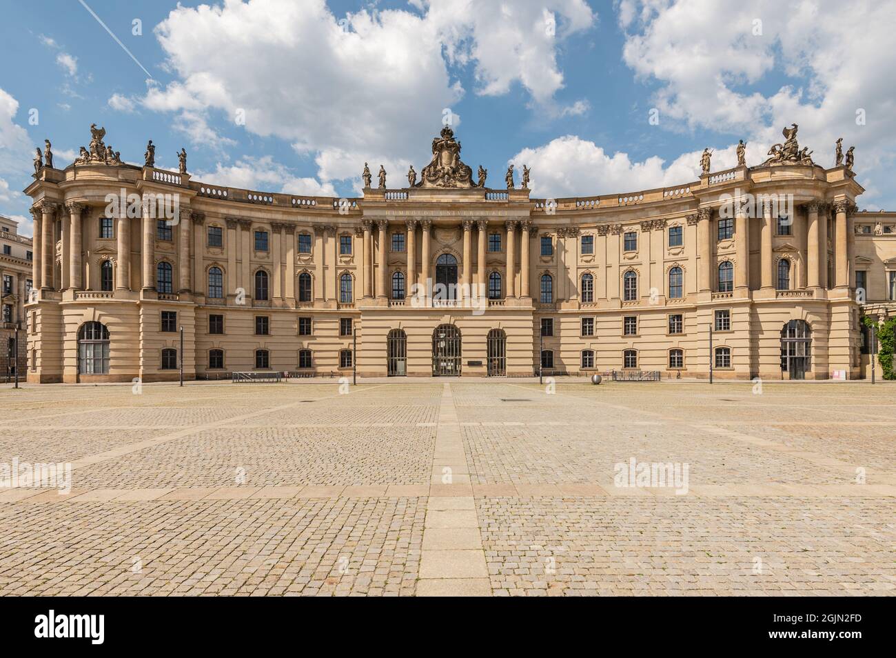 Humboldt Università di Berlino, in formato paesaggistico Foto Stock