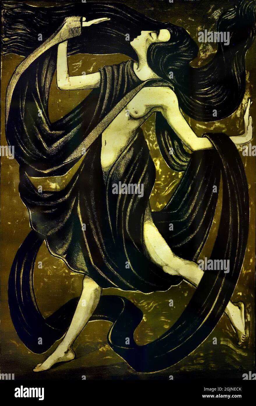 Dancer, 1910, Johannes Hendrik Eduard Schilling, (Delft 1893 - 1942 Arnhem), Paesi Bassi, olandese, Foto Stock