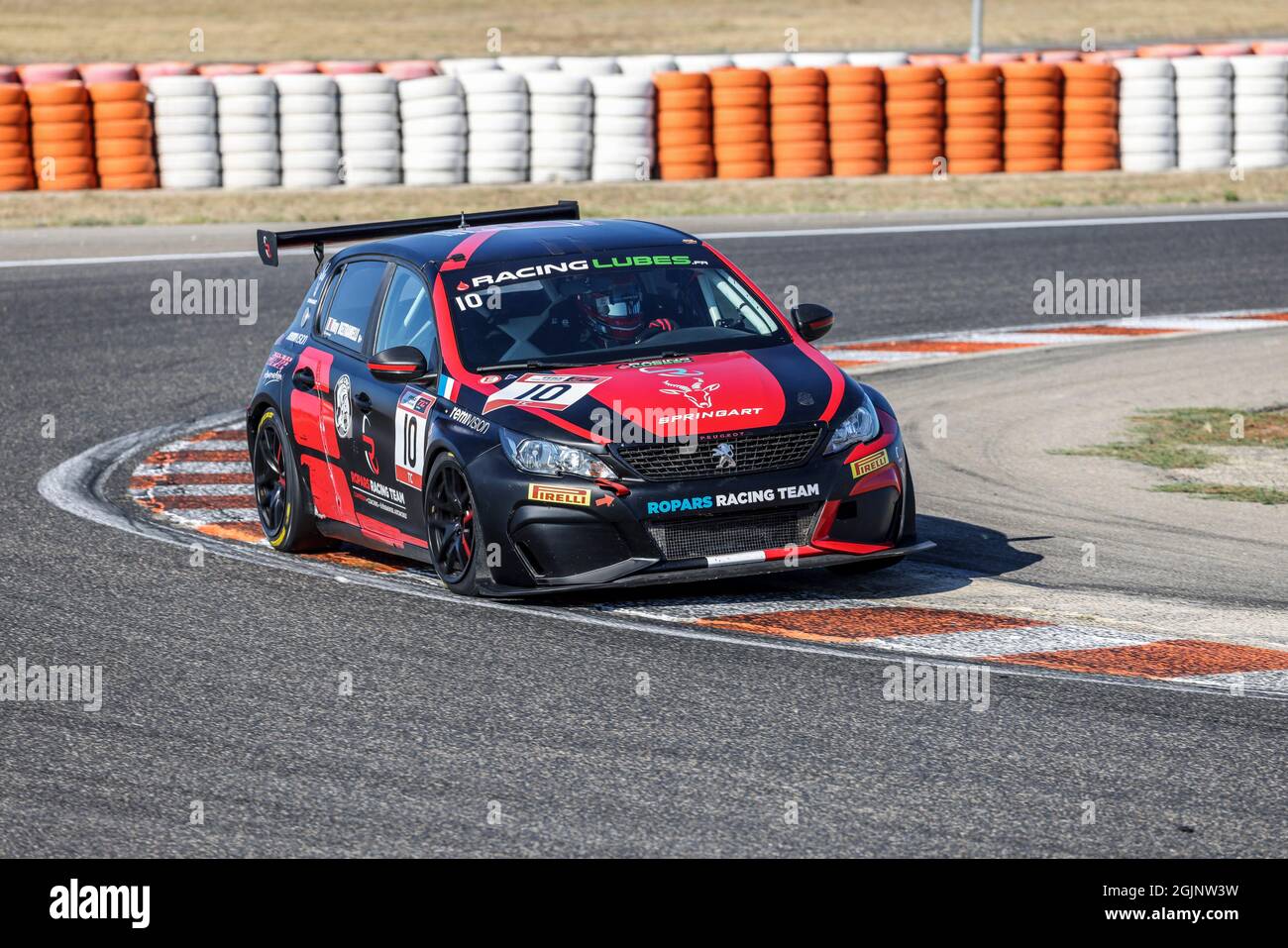 10 BELTRAMELLI Viny (fra), Ropars Racing Team-Motors Legend, Peugeot 208 RC, in azione durante il 5° round del Championnat de France FFSA Tourisme 2021, dal 10 al 12 settembre 2021 sul Circuit de Lédenon, a Lédenon, Francia - Foto Marc de Mattia / DPPI Foto Stock