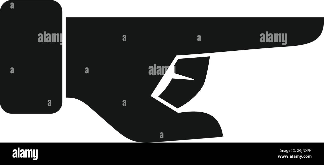 L'arbitro mostra l'icona vettore semplice. Fischio di calcio Illustrazione Vettoriale