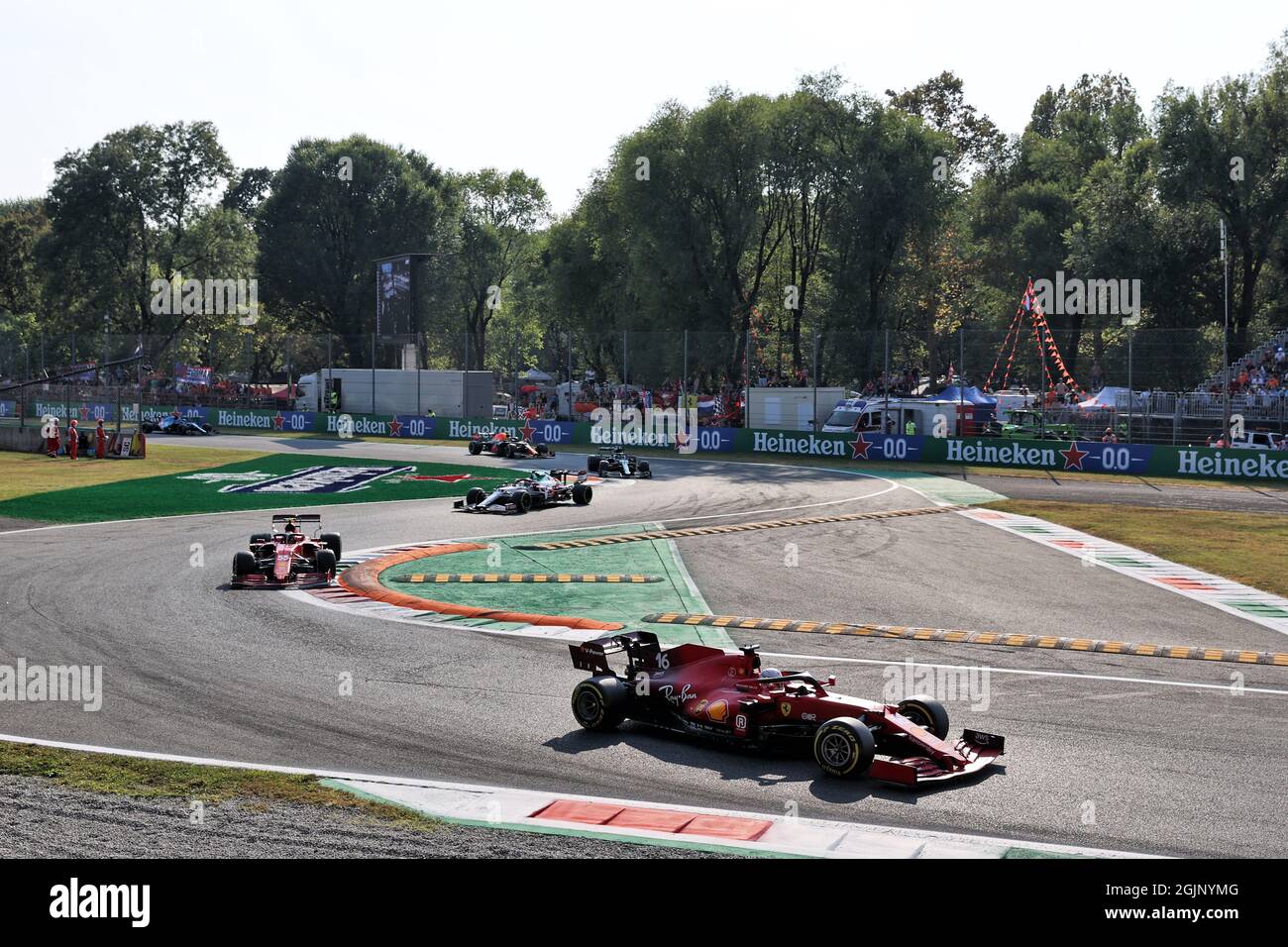 Charles Leclerc (MON) Ferrari SF-21. 11.09.2021. Campionato del mondo formula 1, Rd 14, Gran Premio d'Italia, Monza, Italia, Giornata Sprint. Il credito fotografico dovrebbe essere: XPB/Press Association Images. Foto Stock