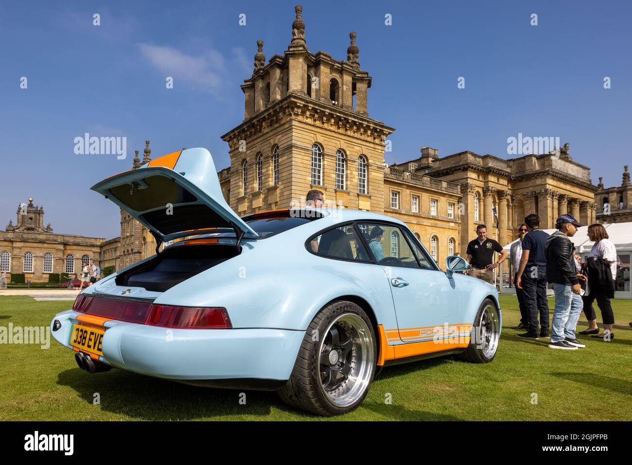 Everrati Electric Porsche 911 Coupe al Concours d'Elegance tenutosi al Palazzo di Blenheim domenica 5 settembre 2021 Foto Stock