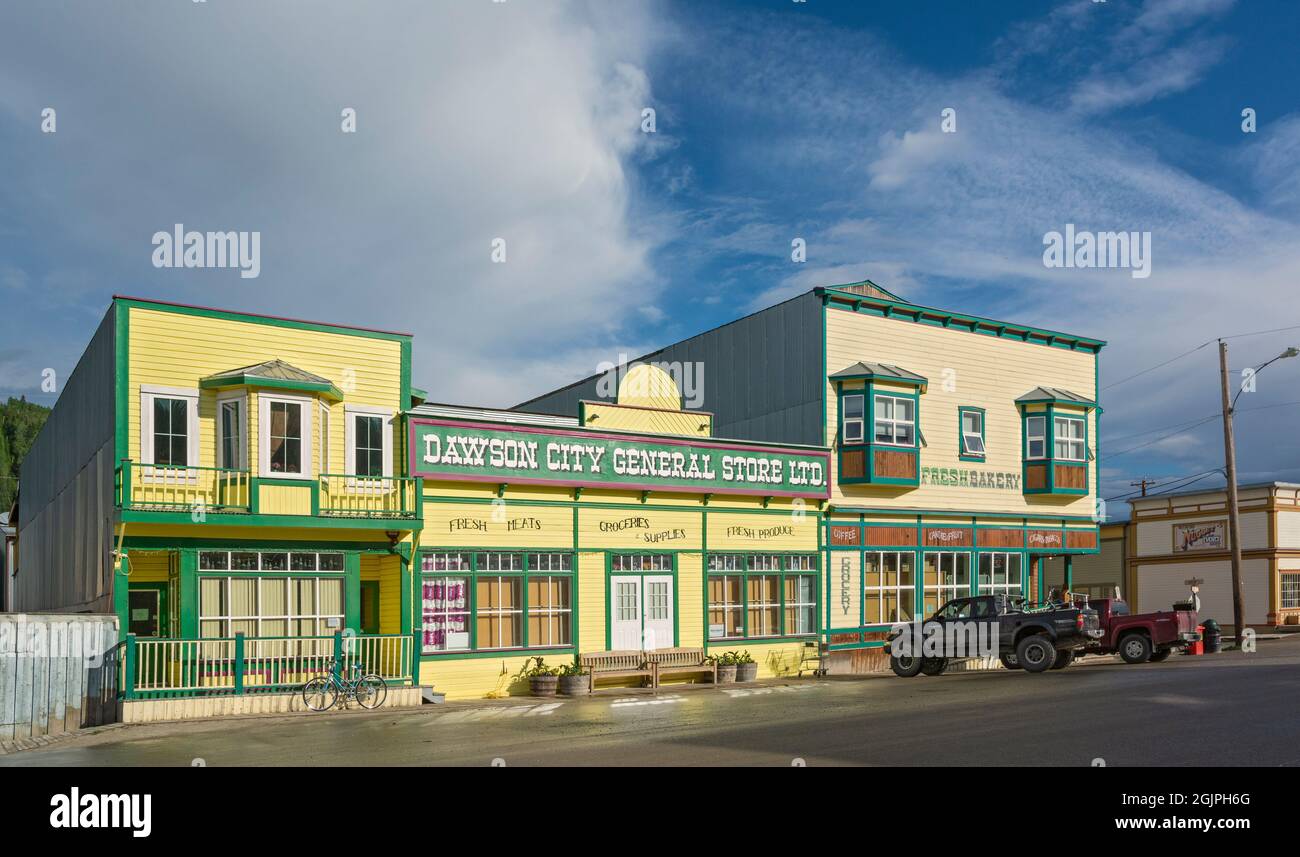 Canada, Yukon Territory, Dawson City, Dawson City General Store Foto Stock