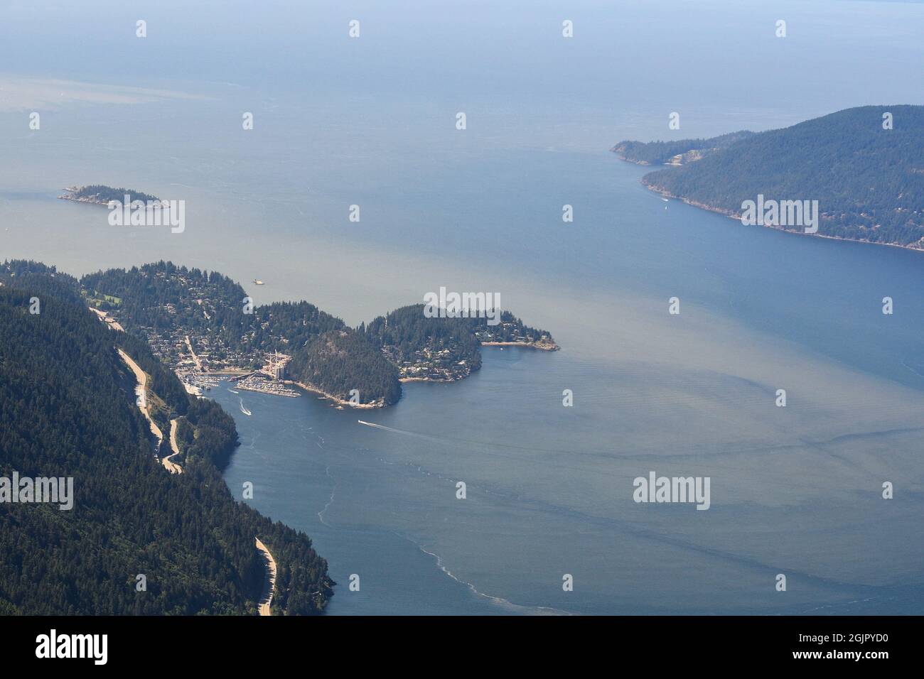 Viste dal picco Foto Stock