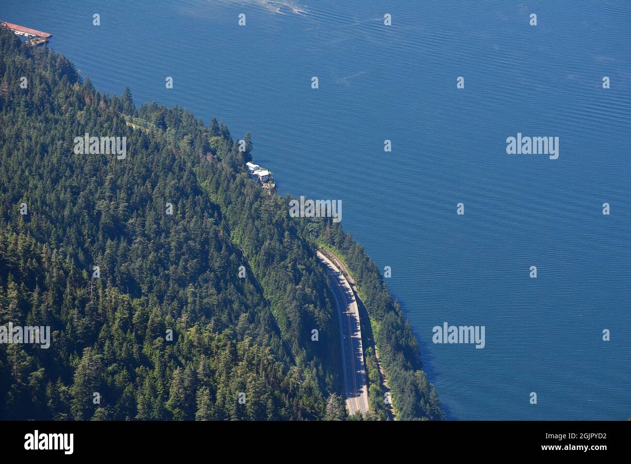 Viste dal picco Foto Stock