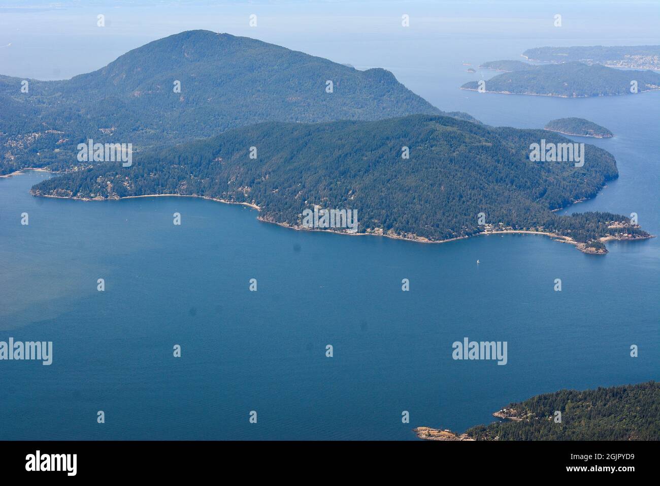 Viste dal picco Foto Stock