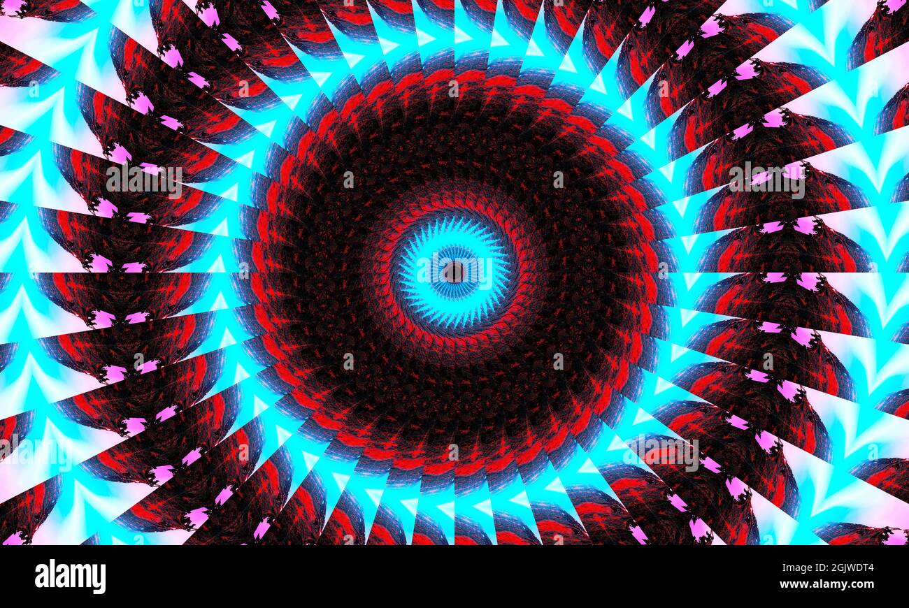 Carta da parati groovy. Bianco Ripeti Batik. Colore geometrico nero. Orrore psichedelico mistico. Rug geometrico bianco. Carta da parati mistica senza cuciture. Piazza nera Foto Stock