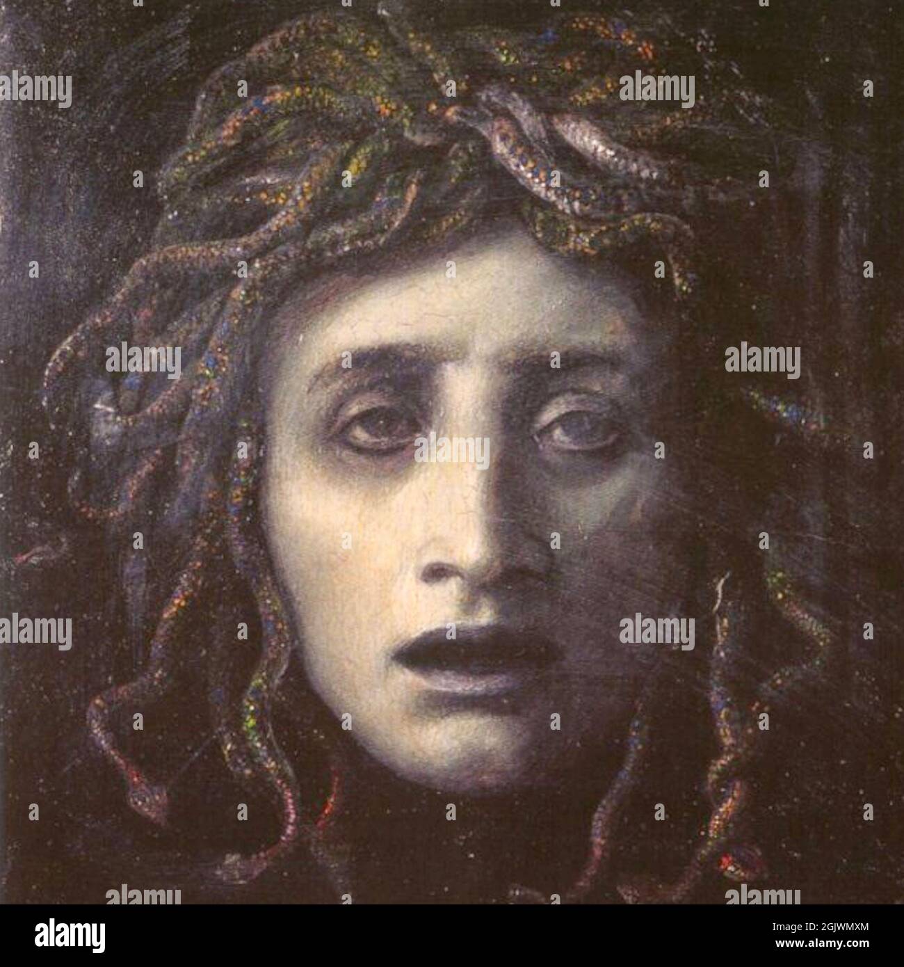 Arnold Böcklin artwork - Medusa - 1878 Foto Stock
