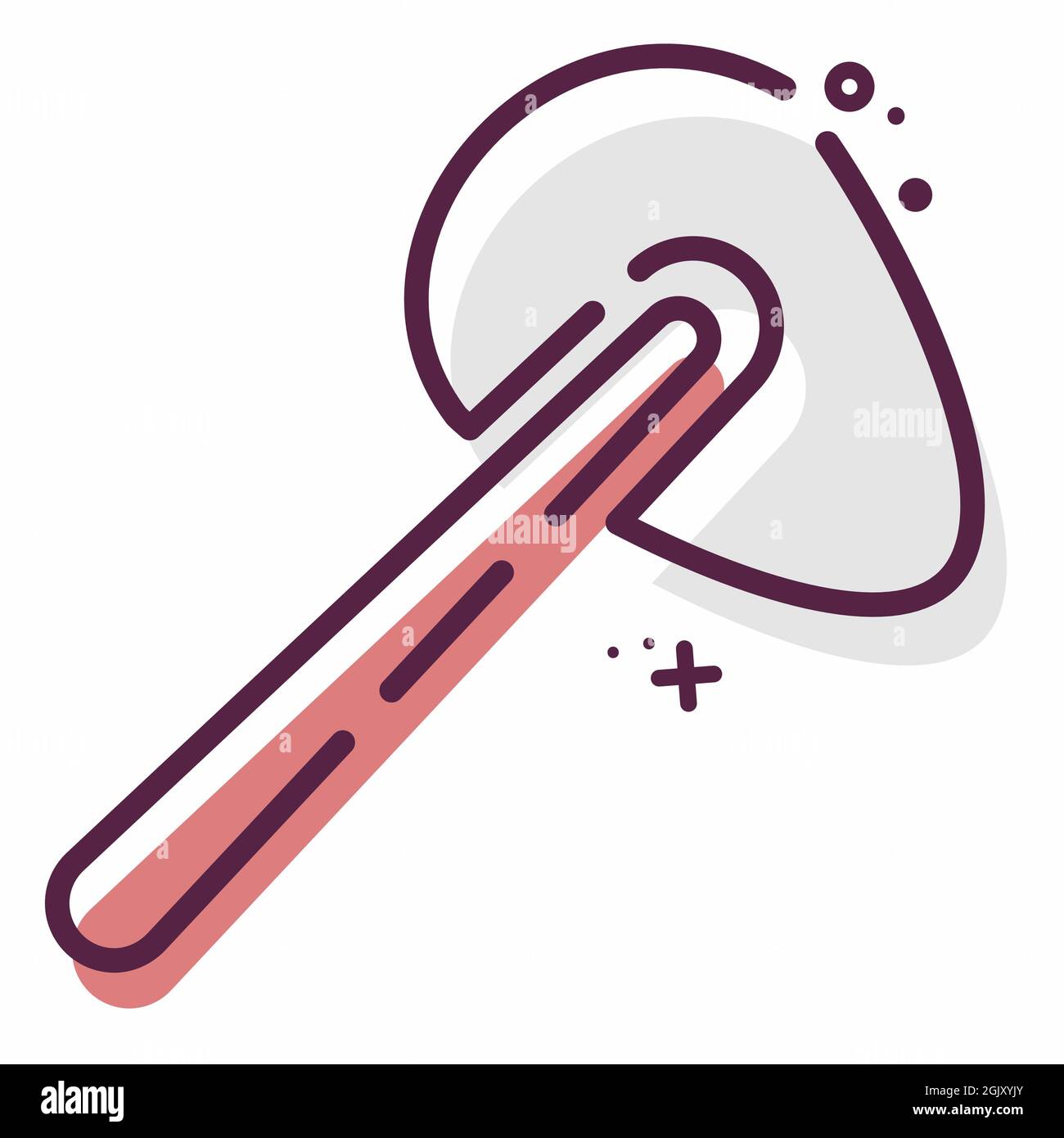 Icona vettore di riflesso - stile MBE - illustrazione semplice, tratto modificabile, modello vettoriale di disegno, ideale per stampe, poster, pubblicità, annuncio Illustrazione Vettoriale