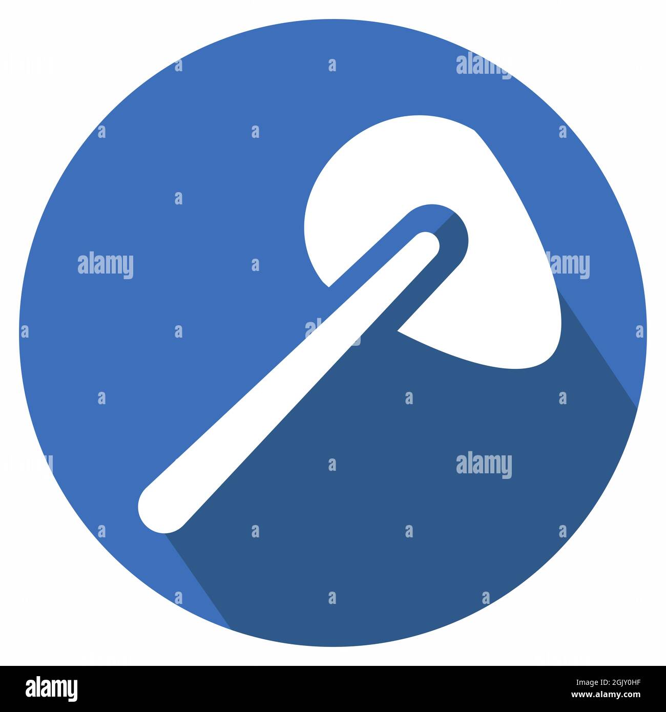 Icona vettore di riflesso - Long Shadow Style - illustrazione semplice, tratto modificabile, modello di disegno vettore, buono per stampe, poster, pubblicità, an Illustrazione Vettoriale