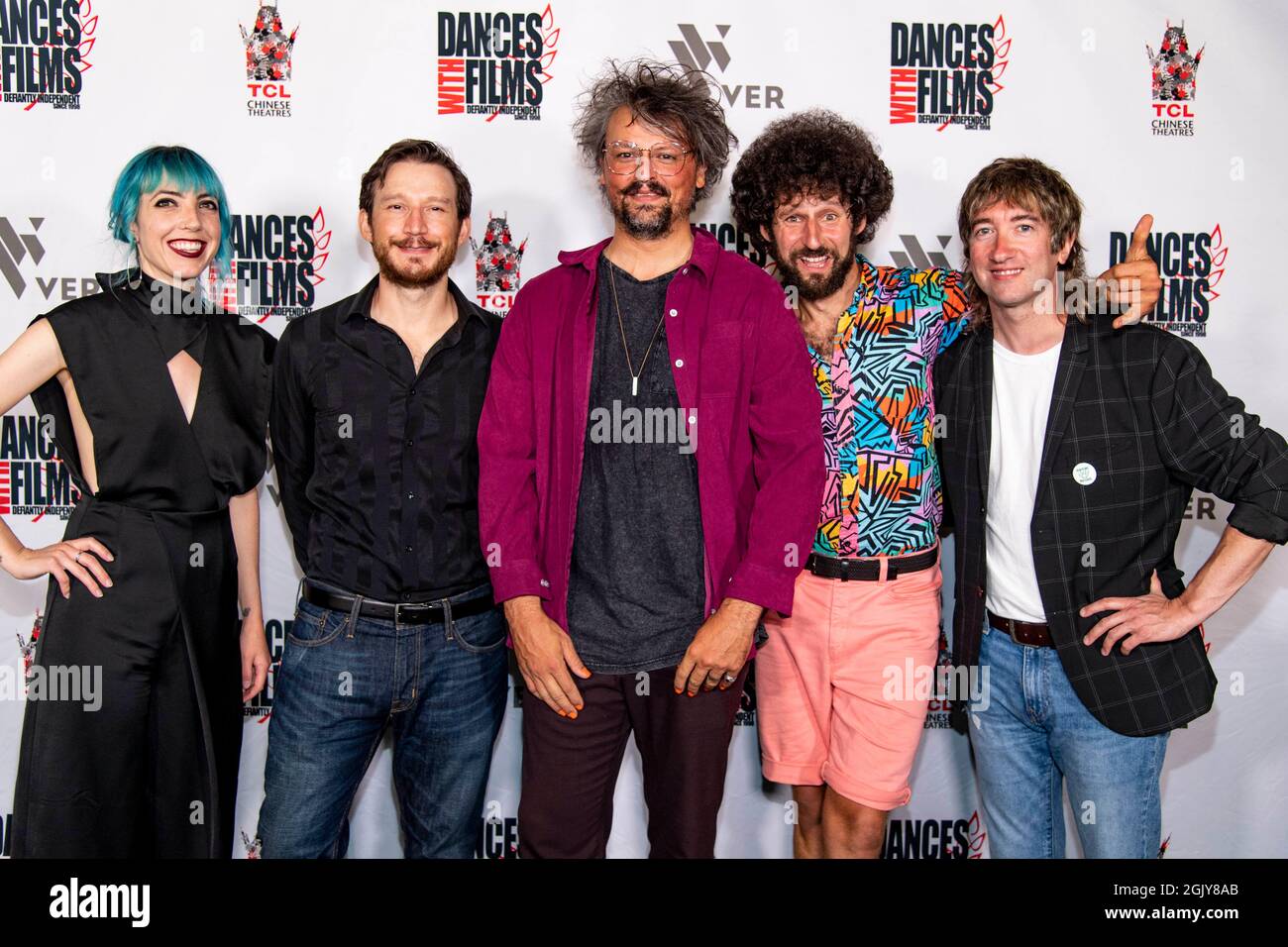 Los Angeles, Stati Uniti. 11 Settembre 2021. I partecipanti partecipano al 24th Annual Dances with Films Festival Musica Video Premiere 'Bleeding Audio' di partite al TCL Chinese Theatre, Los Angeles, CA il 11 settembre 2021 credito: Eugene Powers/Alamy Live News Foto Stock