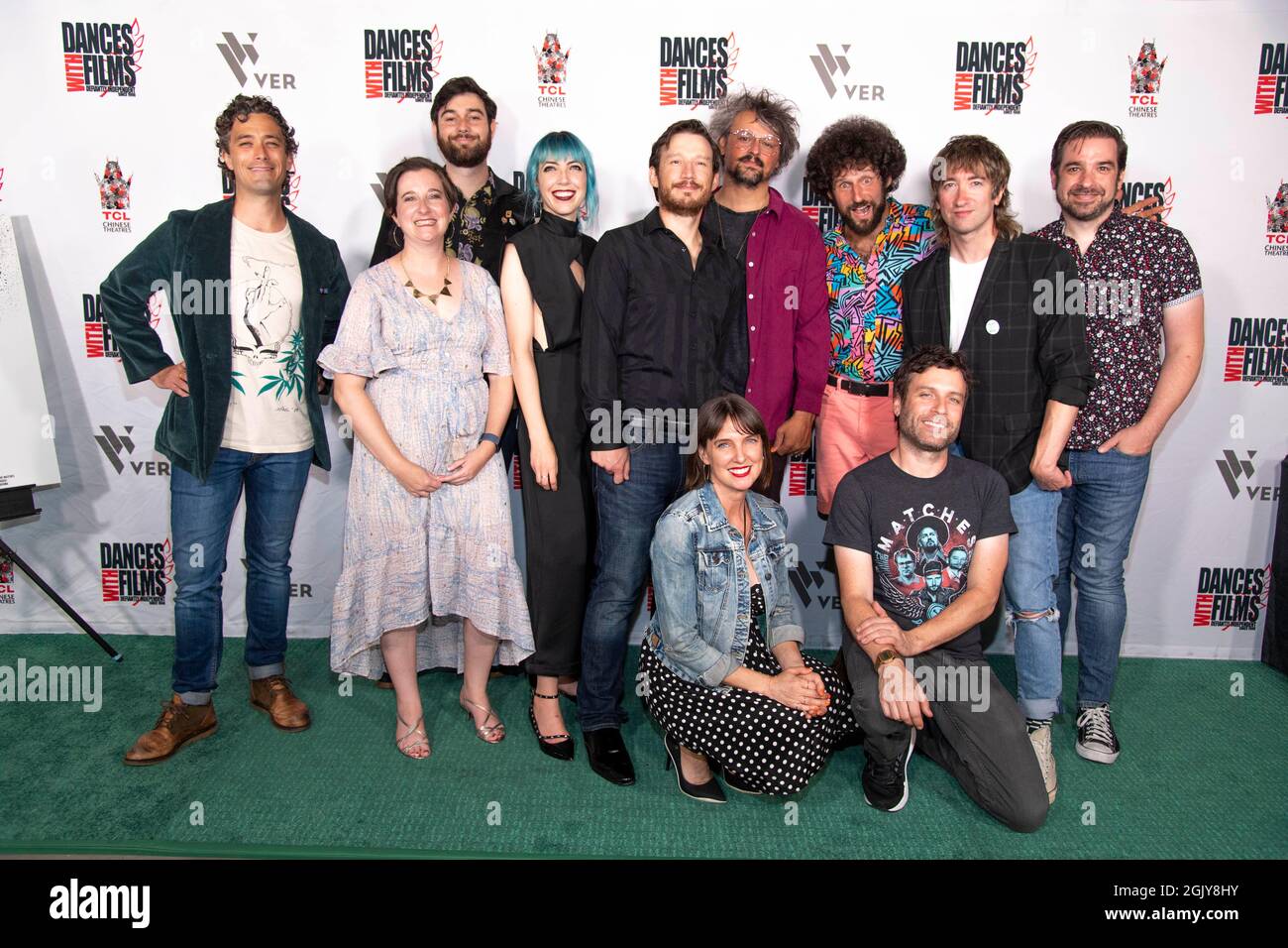 Los Angeles, Stati Uniti. 11 Settembre 2021. I partecipanti partecipano al 24th Annual Dances with Films Festival Musica Video Premiere 'Bleeding Audio' di partite al TCL Chinese Theatre, Los Angeles, CA il 11 settembre 2021 credito: Eugene Powers/Alamy Live News Foto Stock