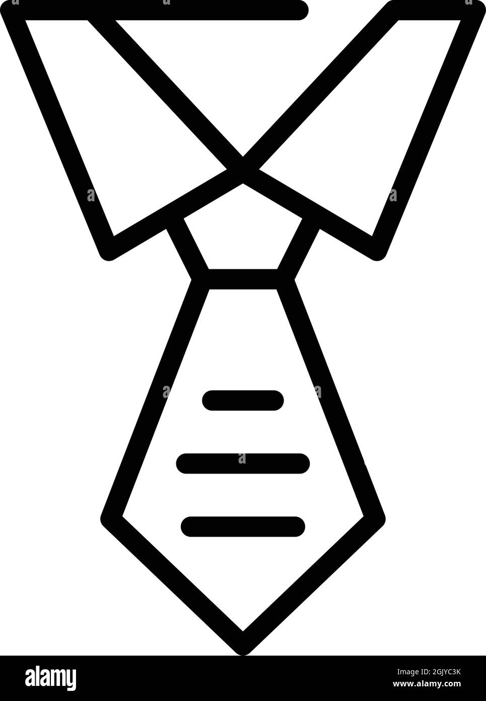 Vettore di contorno dell'icona di stereotipo aziendale. Parità di genere. Discriminazione in base all'età Illustrazione Vettoriale