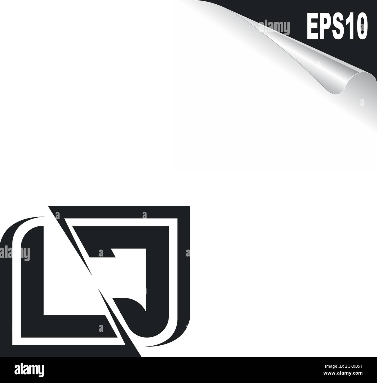 Design iniziale del logo LC con stile di forma, branding aziendale con logo. Illustrazione Vettoriale