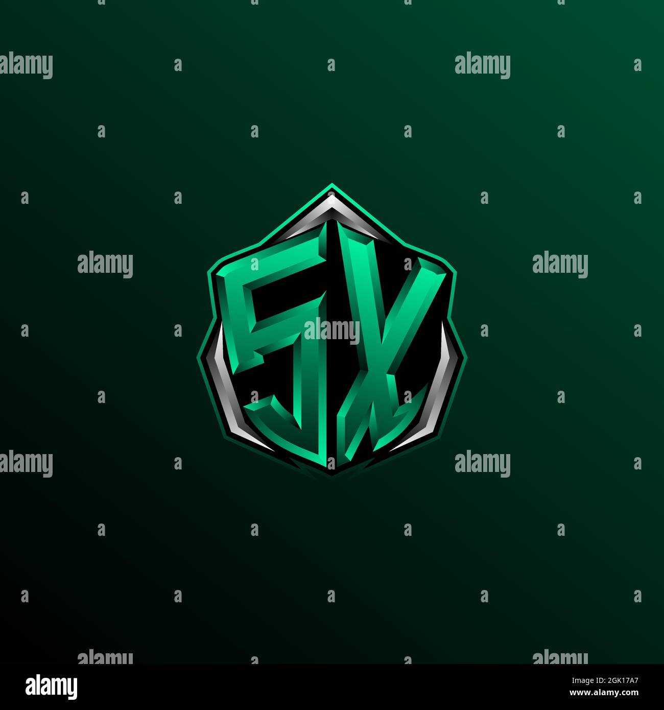 Design iniziale del logo SC, design iniziale del logo SC con stile circolare, logo per giochi, eport, community o business. Illustrazione Vettoriale