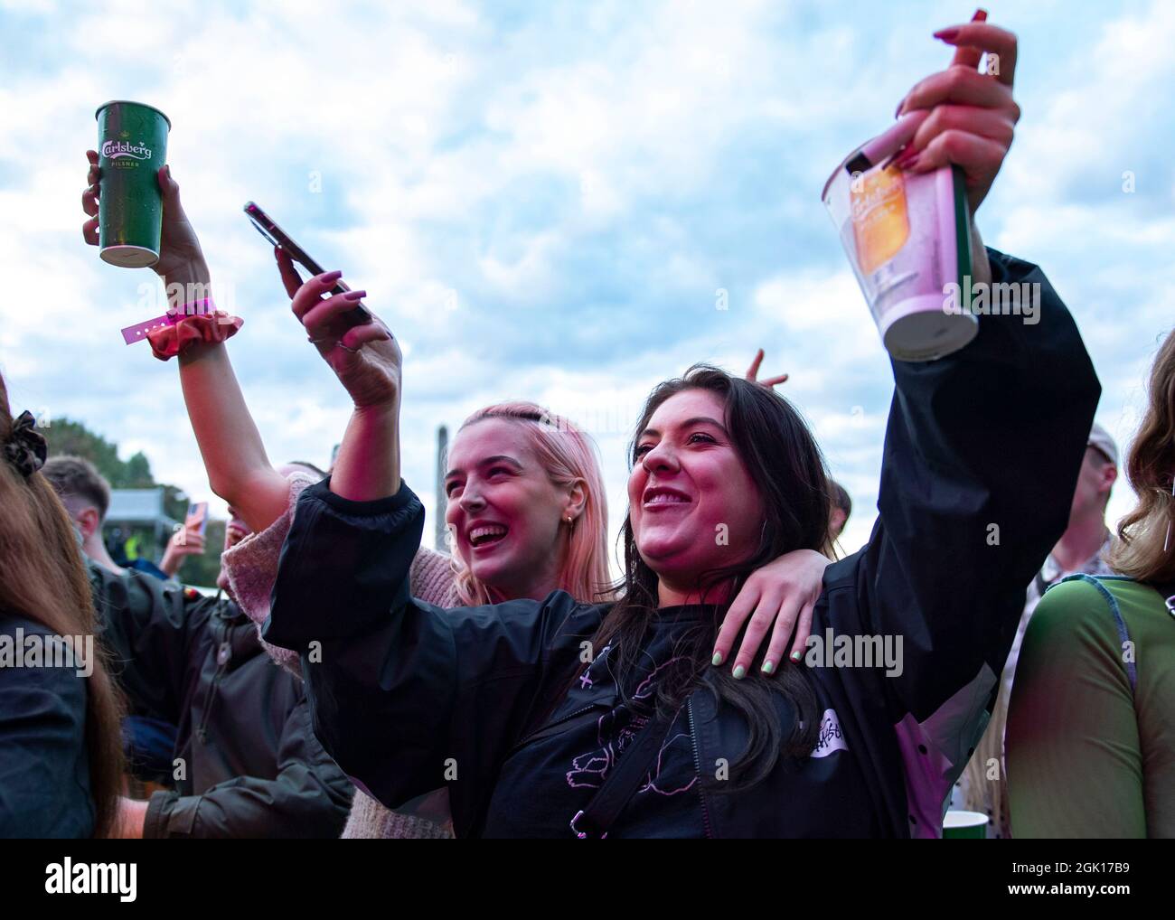 Glasgow, Regno Unito. 12 settembre 2021. NELLA FOTO: Joesef suona il palco del Re Tut al festival all'aperto di musica dal vivo TRNSMT a Glasgow. Credit: Colin Fisher/Alamy Live News Foto Stock