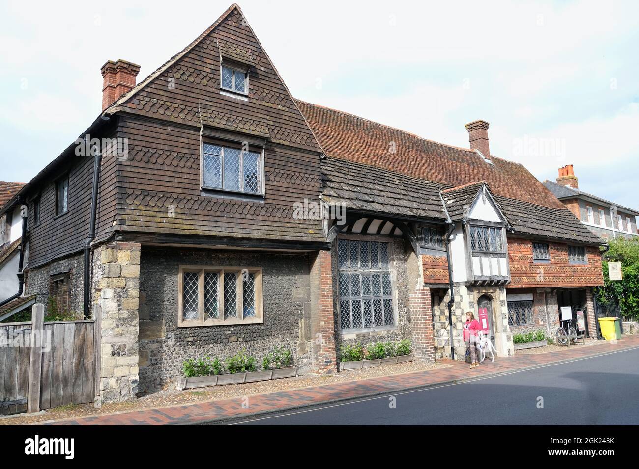 Il 15th ° secolo Tudor Anna di Cleves House a Lewes, ha fatto parte del suo accordo di divorzio, anche se non ha mai vissuto lì. Foto Stock