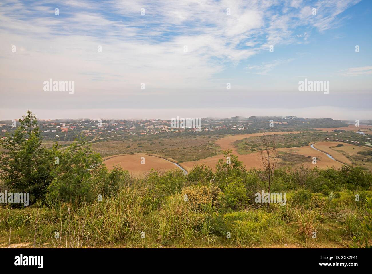 La vista di luogo chiamato Wilderness lungo la Garden Route in Western Cape, Sudafrica. Foto Stock
