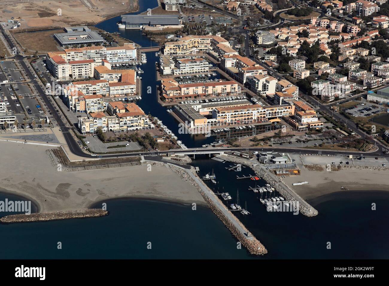 FRANCIA HERAULT (34) SETE, QUILLES PORTO Foto Stock