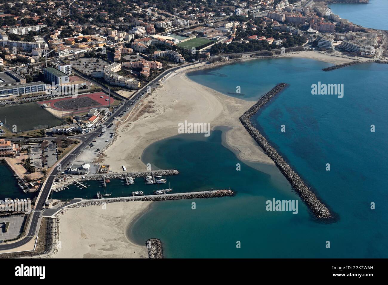 FRANCIA HERAULT (34) SETE, QUILLES PORTO Foto Stock