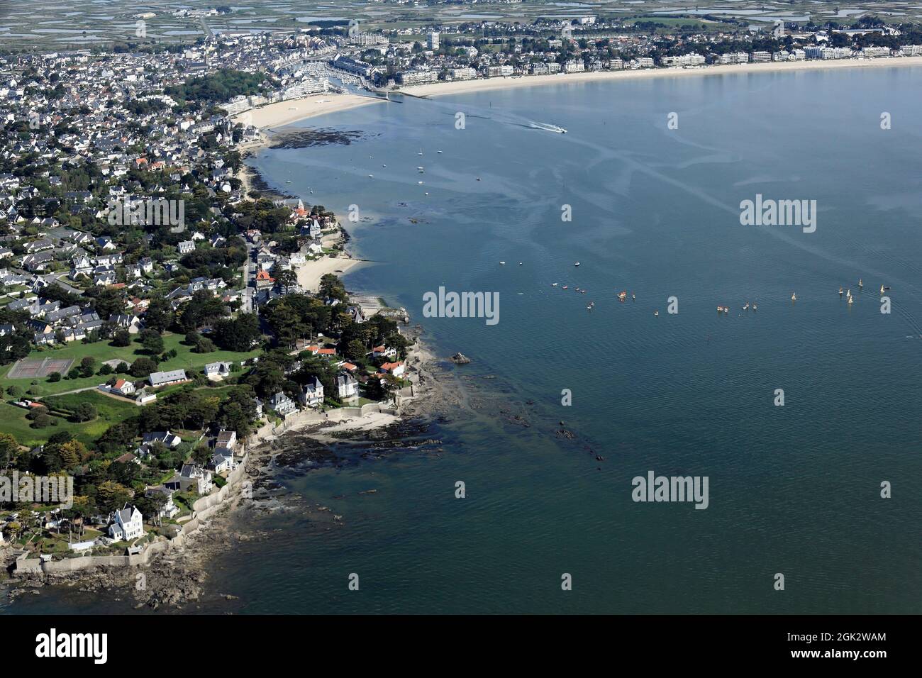 FRANCIA LOIRE-ATLANTIQUE (44) ANCORAGGIO DI POULIGUEN Foto Stock