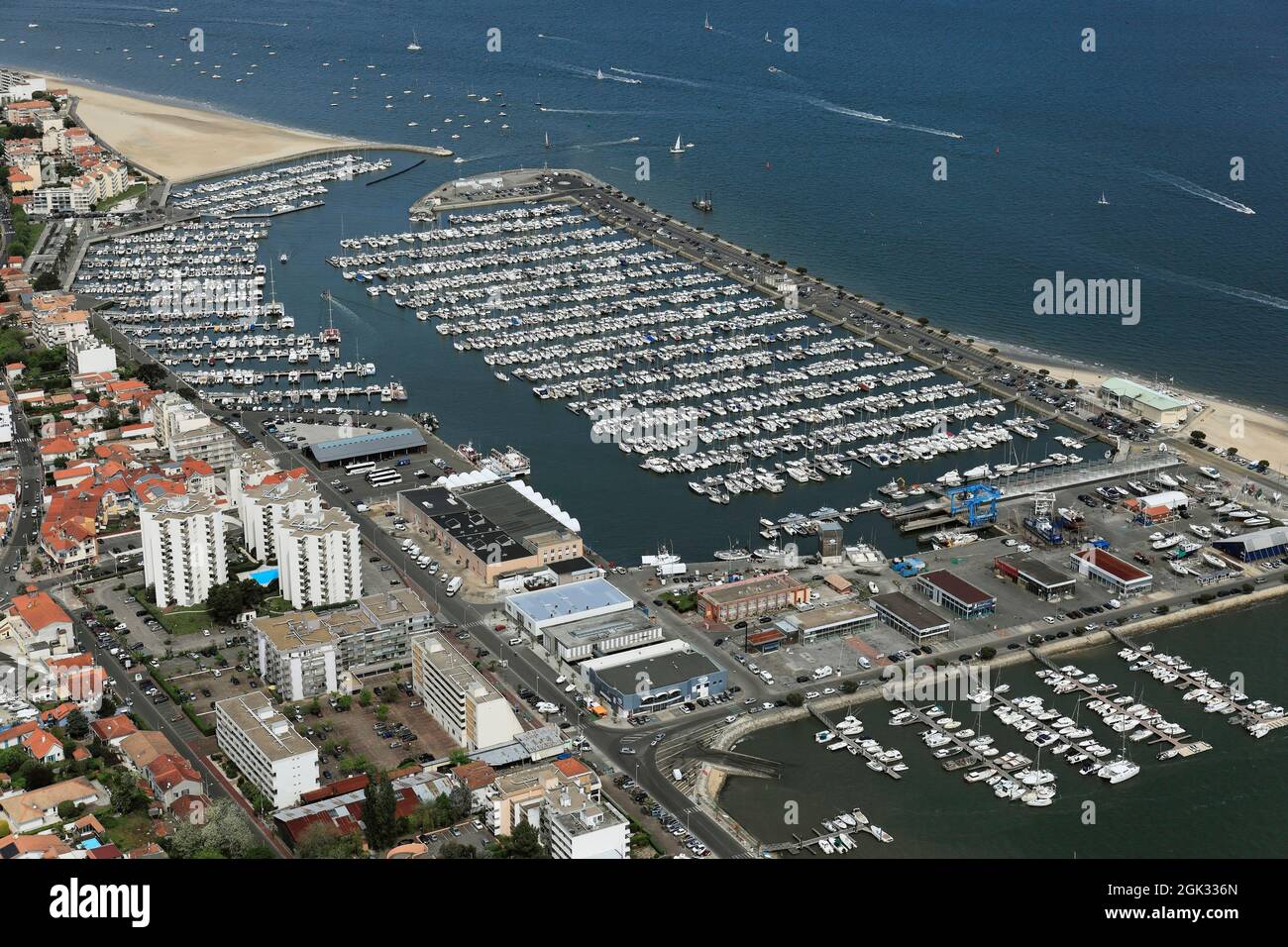 FRANCIA (33) PORTO DI GIRONDE ARCACHON Foto Stock