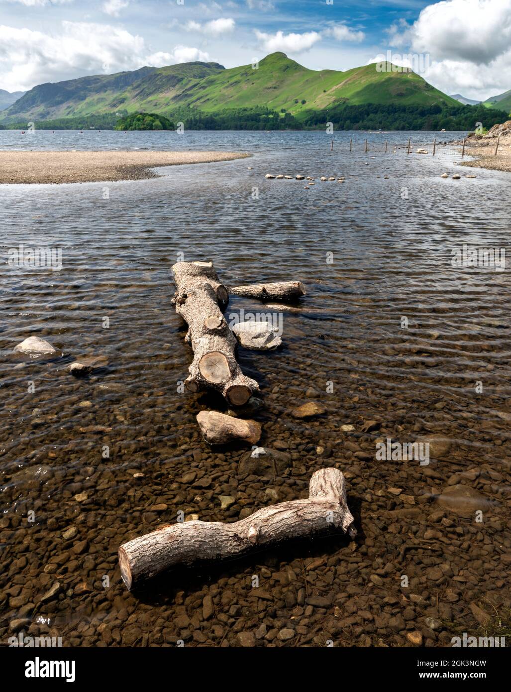 Derwent Water Keswick Lake District National Park Cumbria UK Foto Stock
