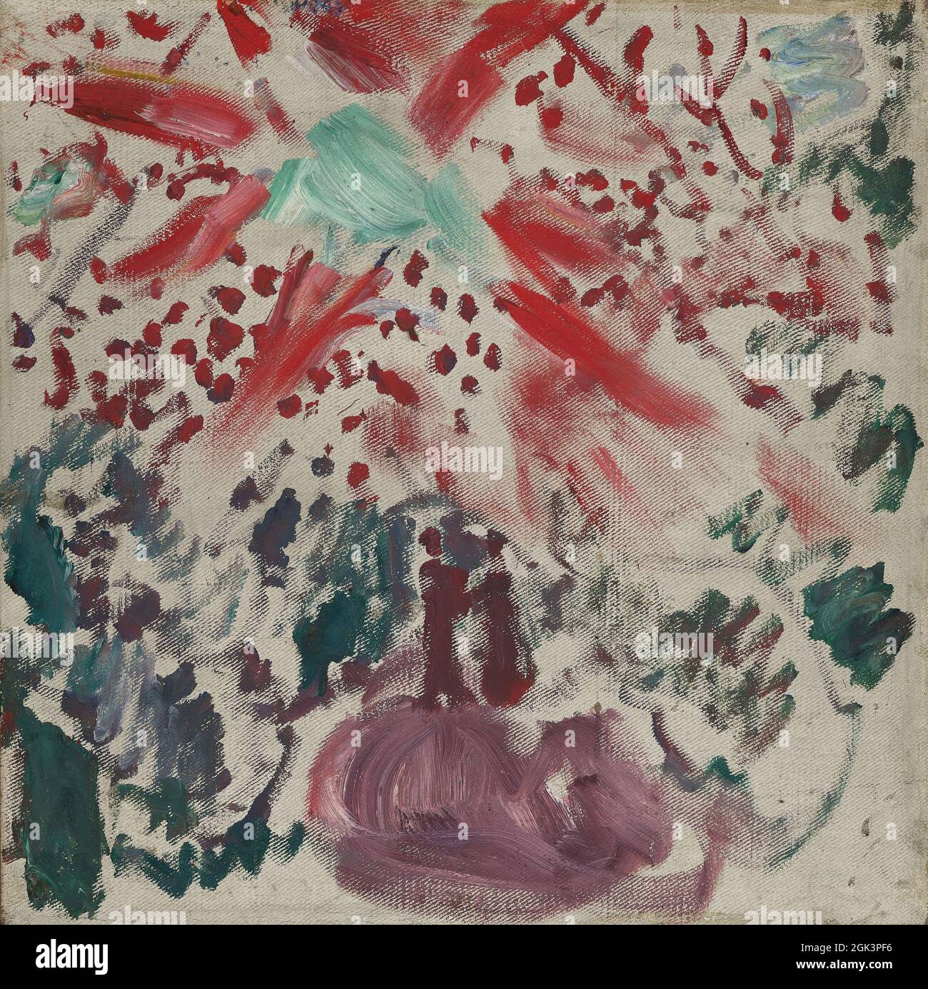 Arte di Edvard Munch – esperimento a colori (1915–16) Foto Stock