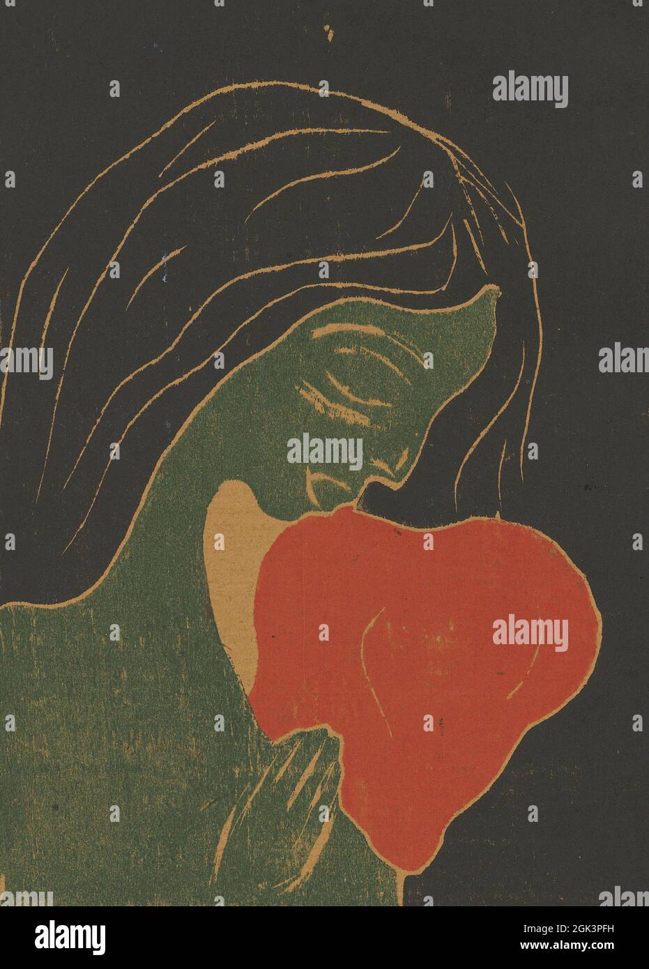 Arte di Edvard Munch – Das Herz (1899) il cuore Foto Stock