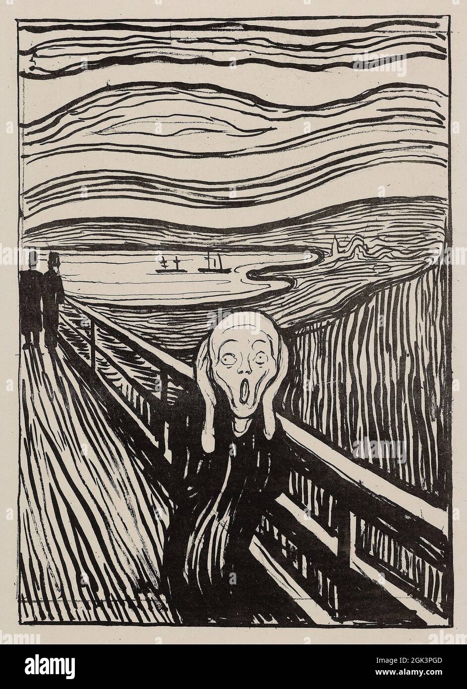 Arte di Edvard Munch – The Scream (1895) Foto Stock
