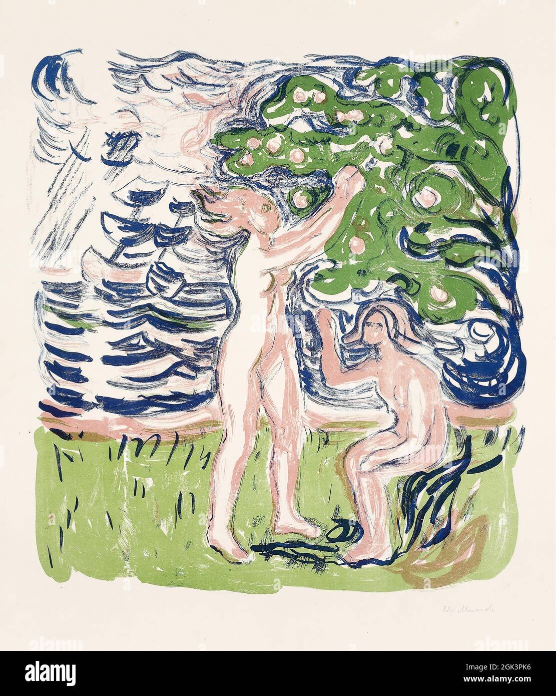 Art di Edvard Munch – Neutralia (1915) Foto Stock