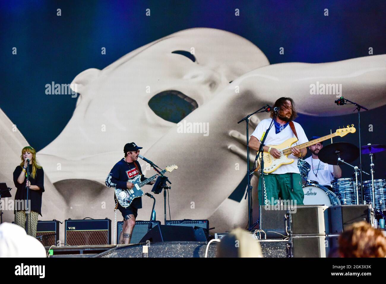 Napa, California, 4 settembre 2021 , Portogallo l'uomo si è recato al BottleRock Festival 2021. Credit: Ken Howard/Alamy Live News Foto Stock