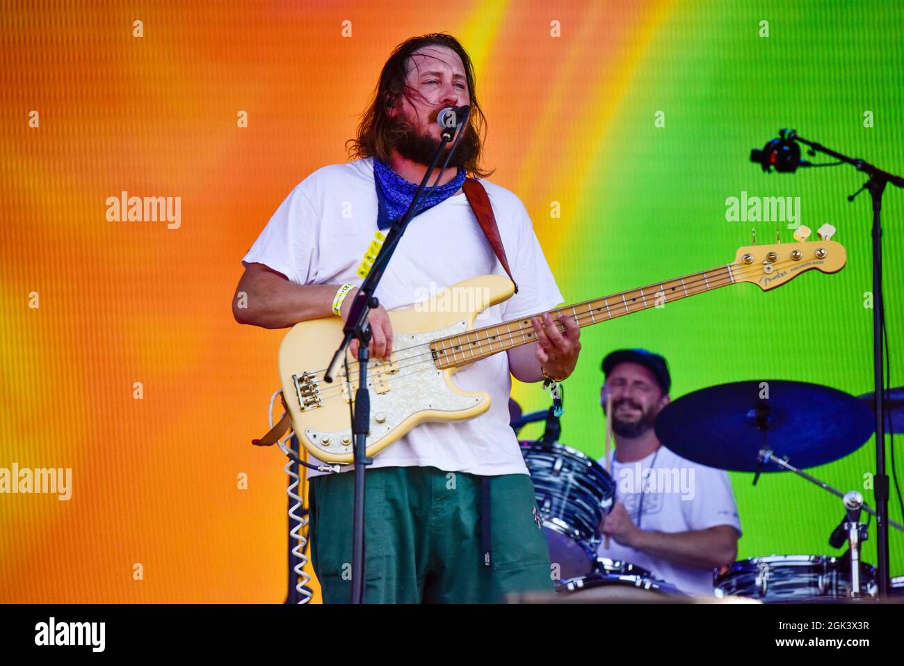 Napa, California, 4 settembre 2021 , Portogallo l'uomo si è recato al BottleRock Festival 2021. Credit: Ken Howard/Alamy Live News Foto Stock