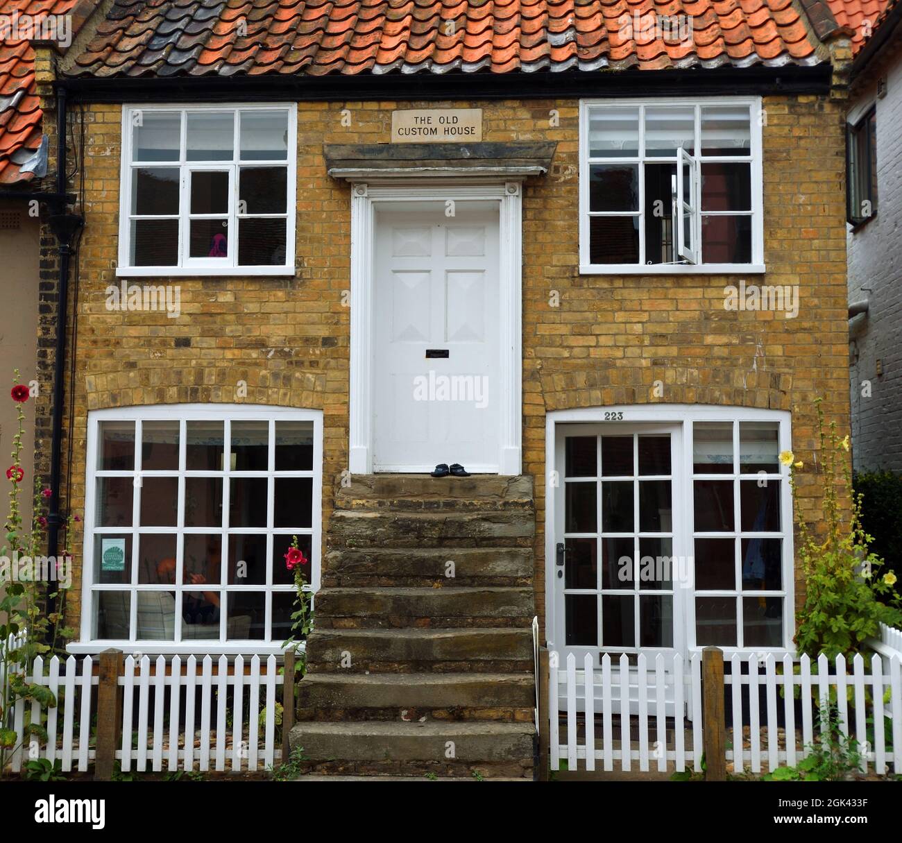 Il vecchio tubo personalizzato a Aldeburgh Suffolk. Foto Stock
