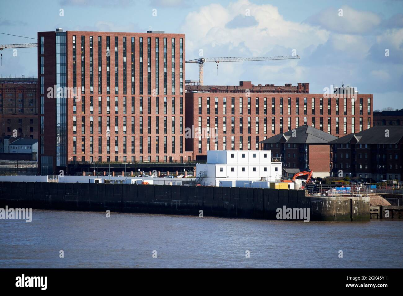 park central dock appartamenti residenziali liverpool waters liverpool inghilterra uk Foto Stock