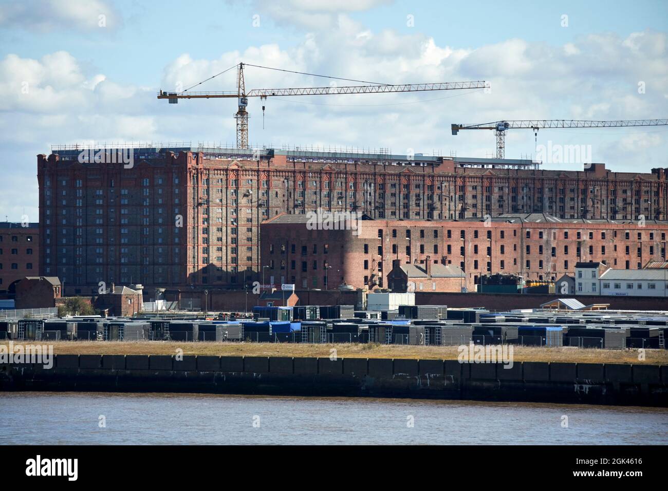 stanley dock tabacchi magazzino liverpool inghilterra regno unito Foto Stock