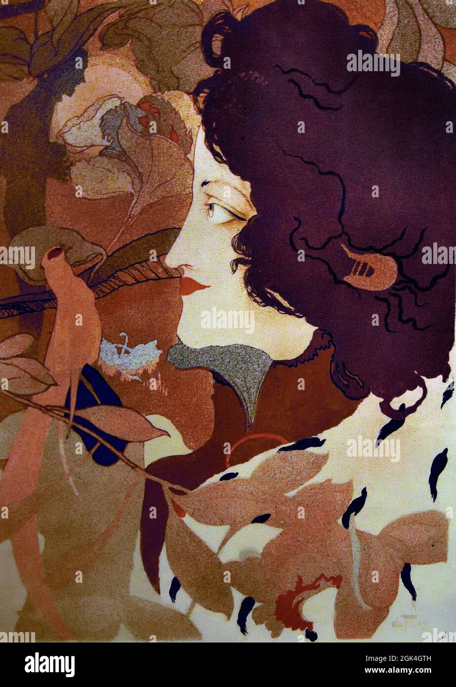 La Femme Fatale - la donna fatale 1896 Georges de Feure, 1868–1943, Parigi, Francia, francese, Foto Stock
