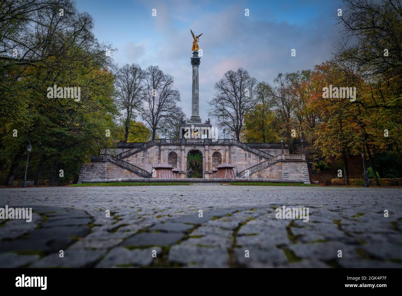 Monumento all'Angelo della Pace (Friedensengel) - Monaco, Baviera, Germania Foto Stock