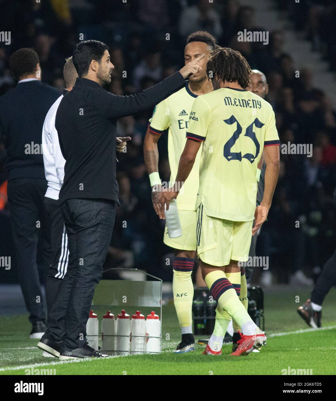 Foto: Gustavo Pantano/AHPIX LTD, Football, Carabao Cup Second Round, West Bromwich Albion / Arsenal, The Hawthorns, Birmingham, UK, 25/08/21, K.O 8 Foto Stock