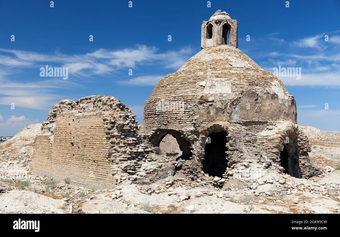Rovine su Ark - Bukhara - Uzbekistan Foto Stock
