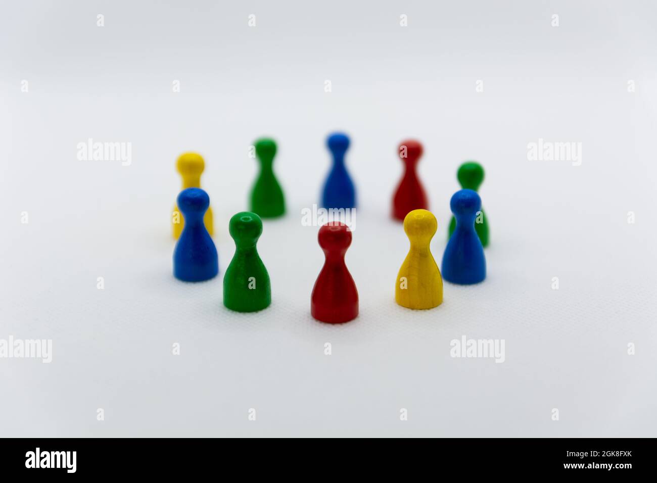 Pedine Per Giochi Da Tavolo In Legno Colorato – 25 Pezzi Bianchi – Confezione Richiudibile – Ideali Per Sostituzioni E Fai Da Te