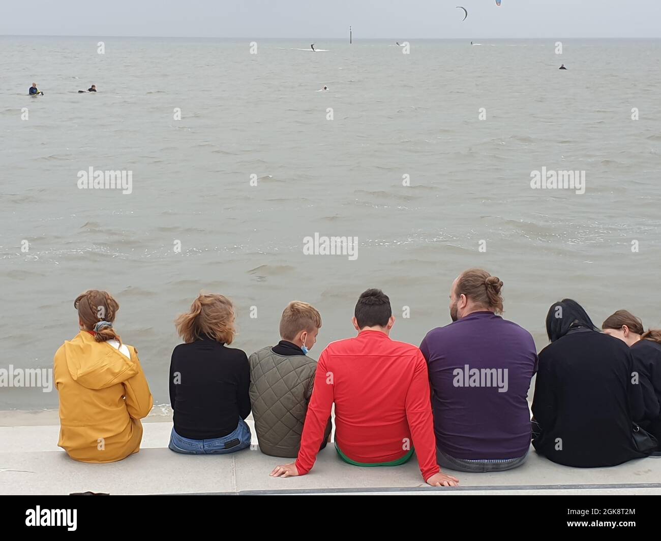 Menschen am Meer Foto Stock